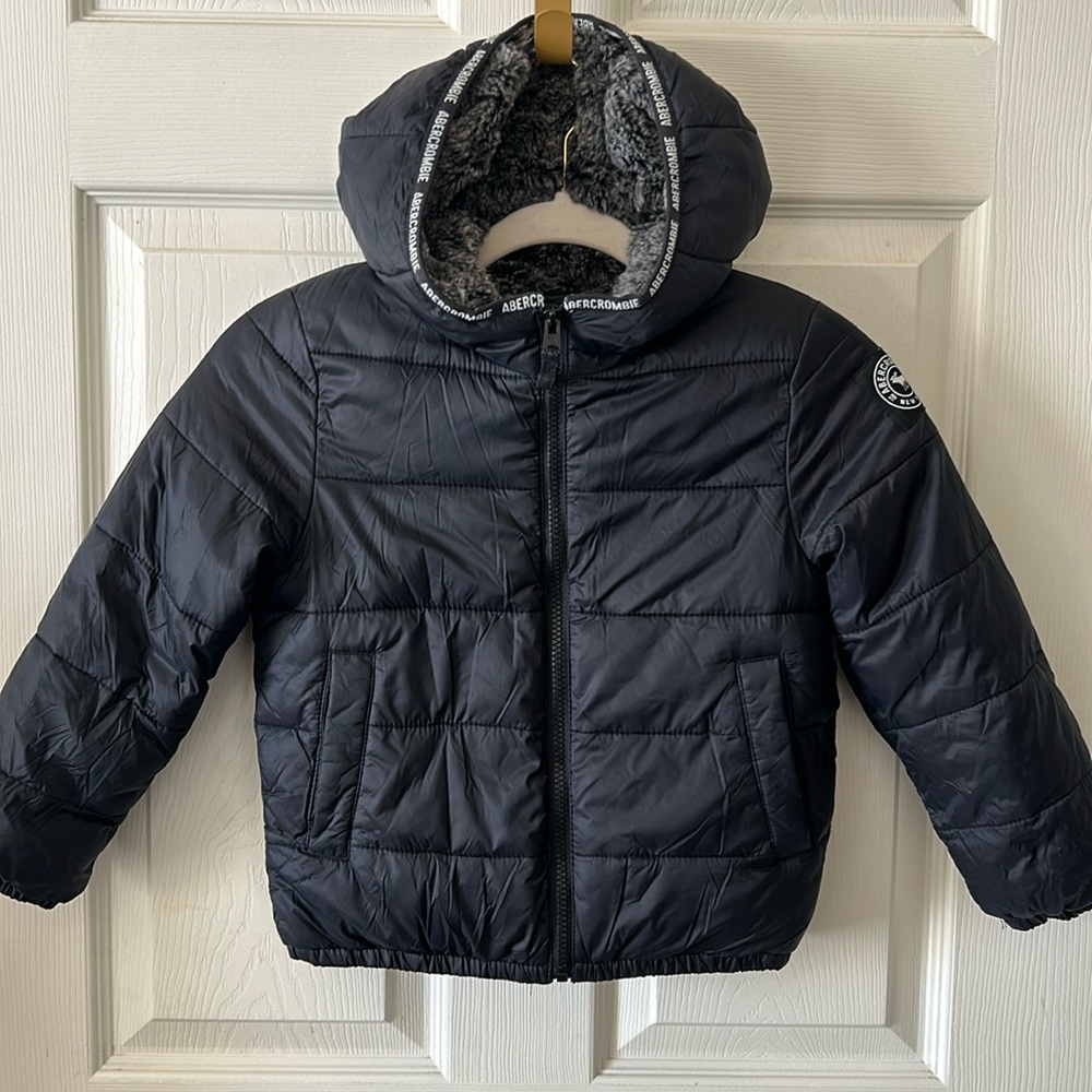 Abercrombie Kids Black Puffer Jacket
